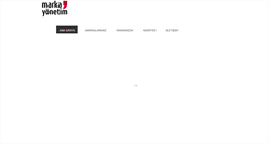 Desktop Screenshot of markayonetim.com